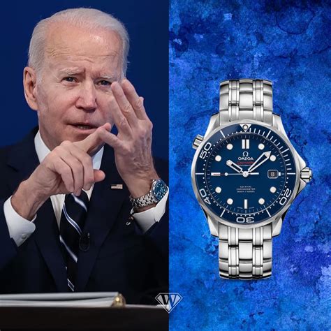 President Joe Biden Spotted Wearing an Omega Seamaster